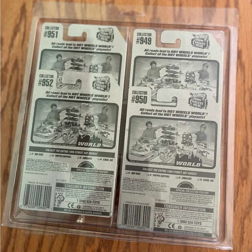 Hot Wheels 1999 Street Art Series Set. New! Never Opened! - Picture 2 of 2
